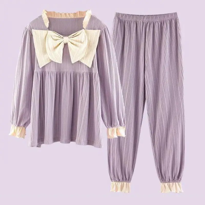 

2 шт., хлопковая Ночная сорочка с поясом на резинке