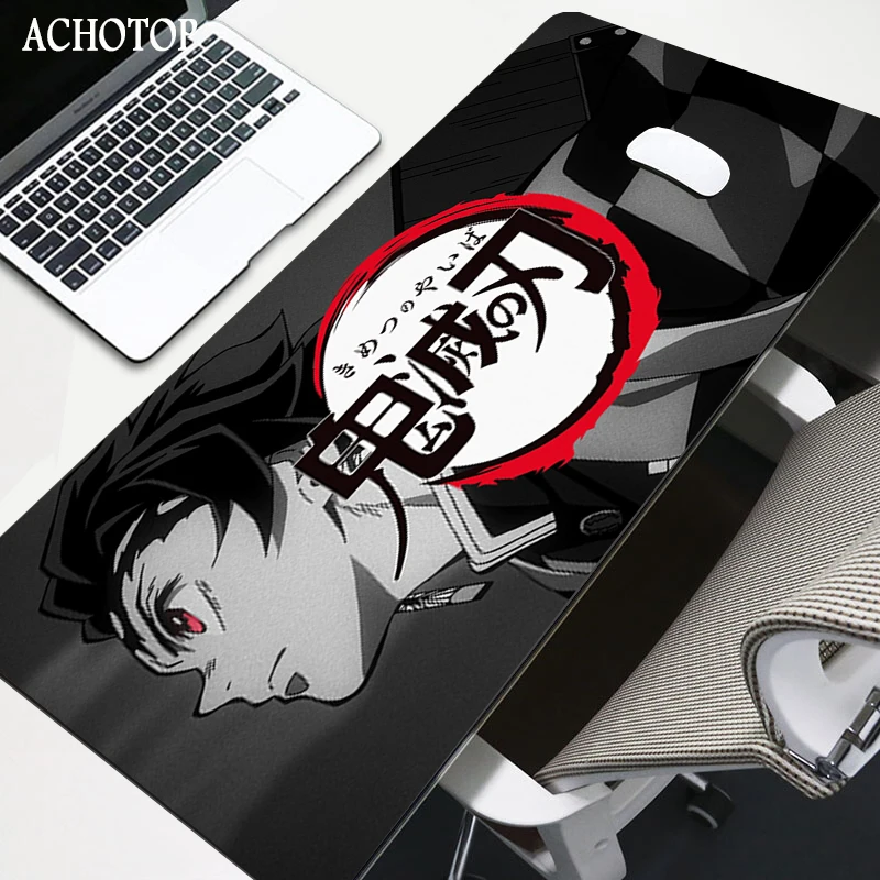 Japanese Anime Demon Slayer HD Printing XXL Mouse Pad Gamer Accessory Hot Large  Computer Lock Edge Keyboard Mat  mousepad gift