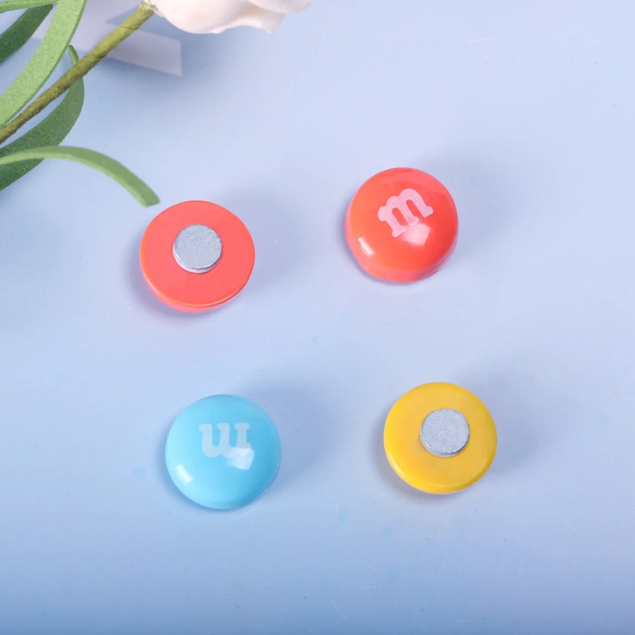 

10PCS Cute Round Fridge Magnets Small Colorful Refrigerator Stickers Souvenir Gifts Mini Magnetic Sticker Home Decoration