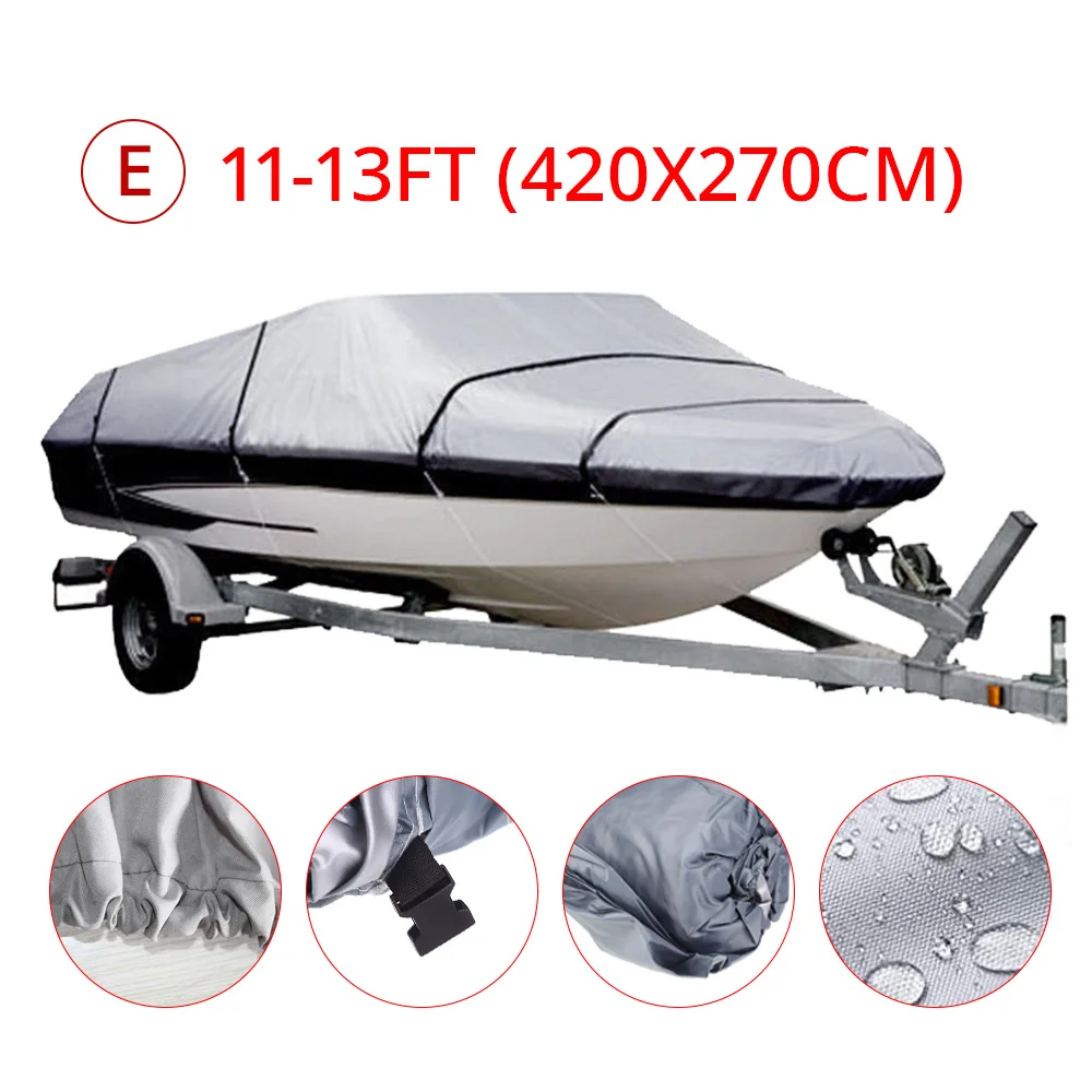 Чехол для лодки и яхты 210D водонепроницаемый навес от солнца тяжелых условий