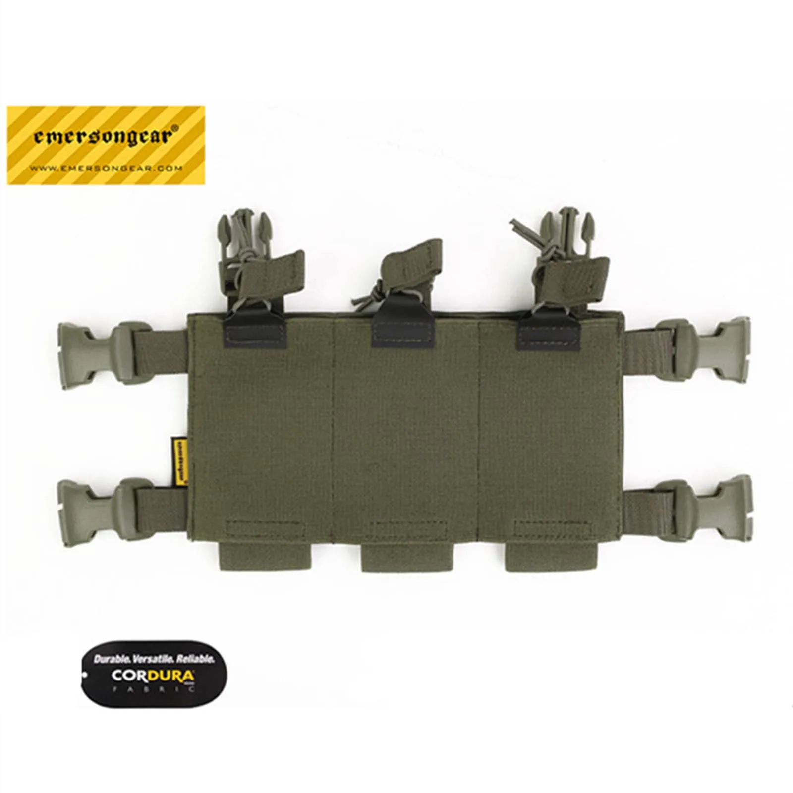 Tactical Triple 5 56 Подсумок для магазинов с открытой верхней панелью Mag Panel военный
