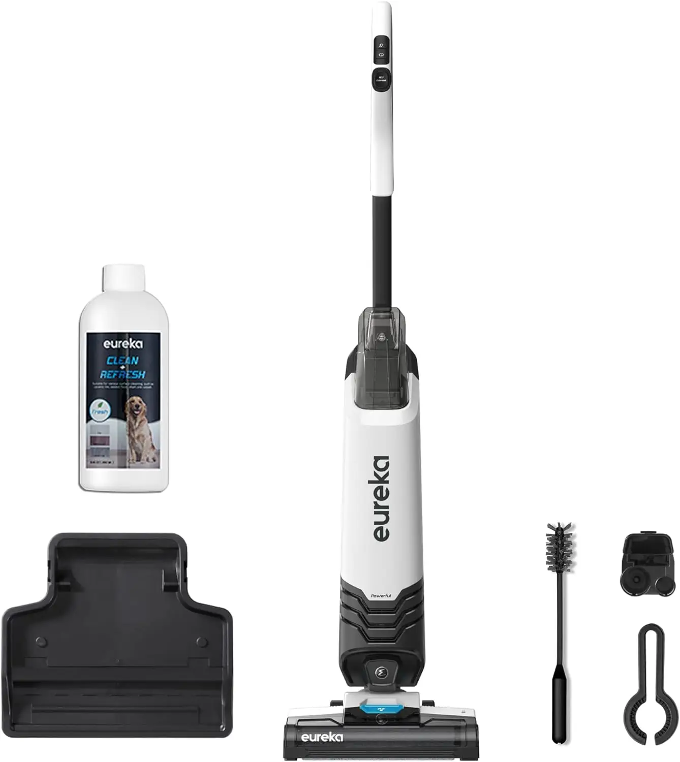 

EUREKA All in One Wet Dry Vacuum Cleaner and Mop for Multi-Surface, Corded Lightweight Self-Cleaning System, for Hard Floors