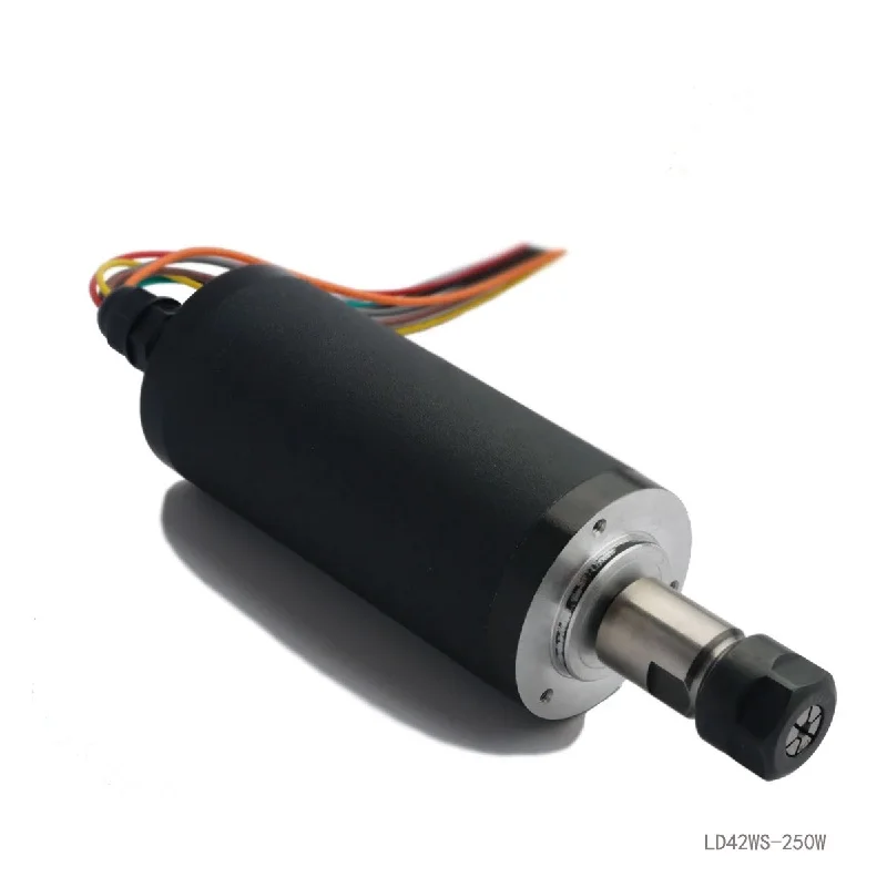 Eixo Motorizado de Alta Velocidade Brushless Eixo do Motor do Eixo Pcb Máquina Gravura do Eixo Carpinteiro Buda Grânulo Perfuração Ld42ws250w