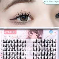 little devil fake eyelashes makeup eyelash extension type a cosplay lashes make up beauty cluster lashes natural wispy cilios
