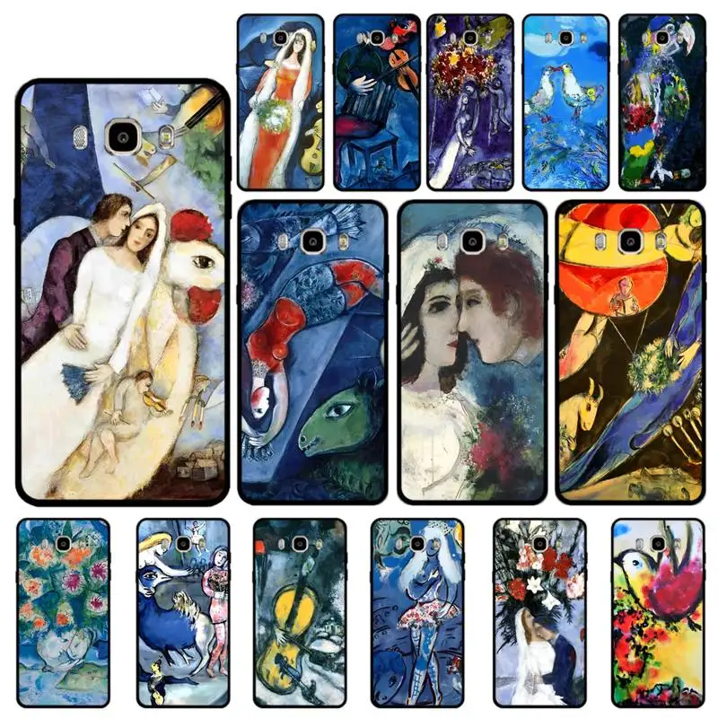

Marc Chagall Oil Phone Case For Samsung J 7 plus 7core J7 neo J6 plus prime J6 J4 J5 Mobile Cover