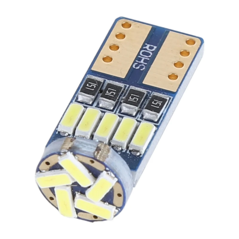 10 шт. T10 4014 15SMD Автомобильная приборная панель светодиодная клиновая боковая