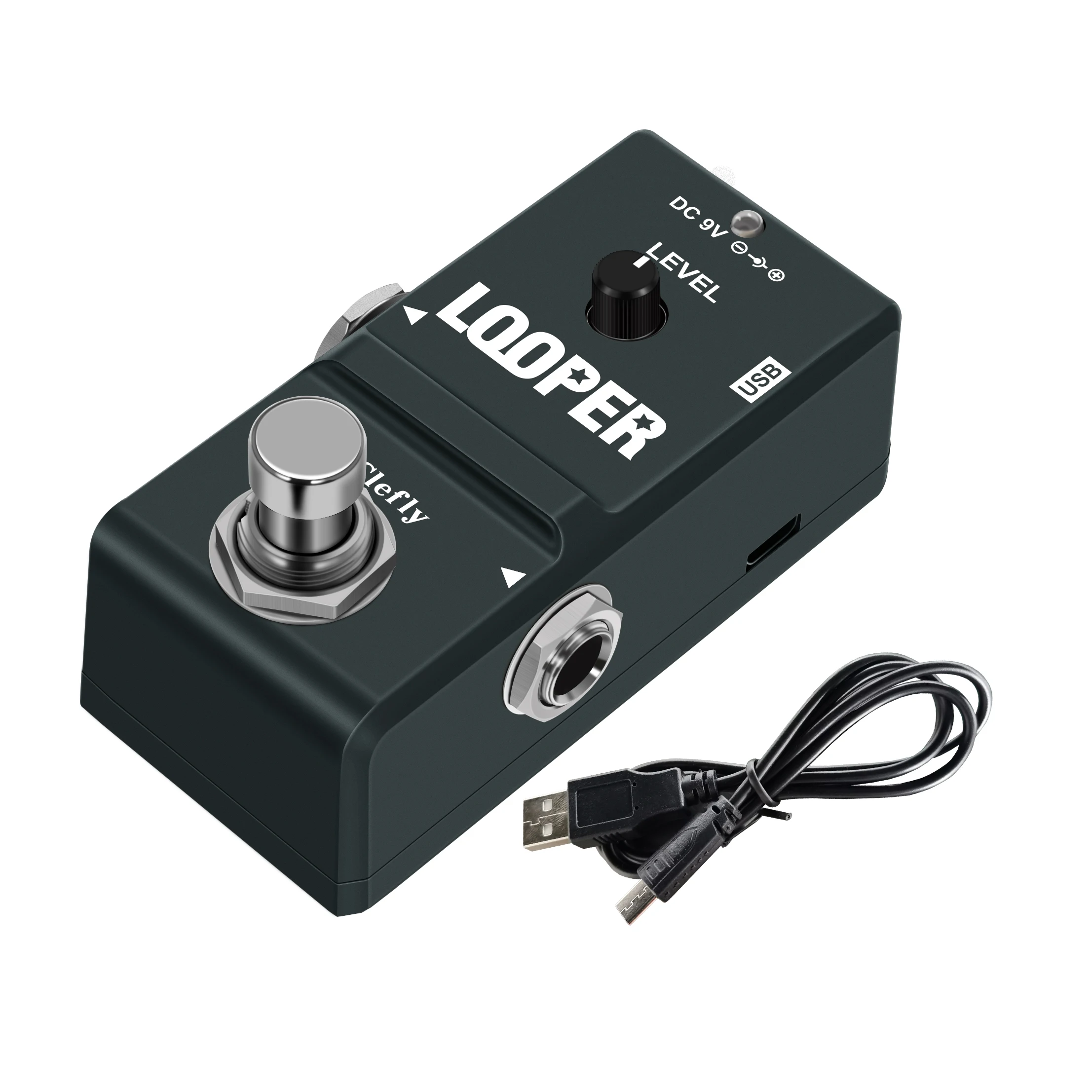 Фото Clefly LN-332 гитарные цифровые педали с эффектами Looper для электрической гитары, бас, 10 минут записи, педаль для гитары Rowin №2