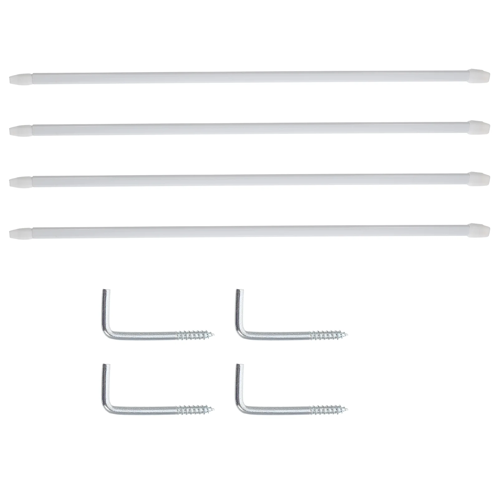 

Rod Closet Tension Curtain Clothes Retractable Drying Divider Room Iron Multipurpose Hanger Telescopic Shower Free Holerail