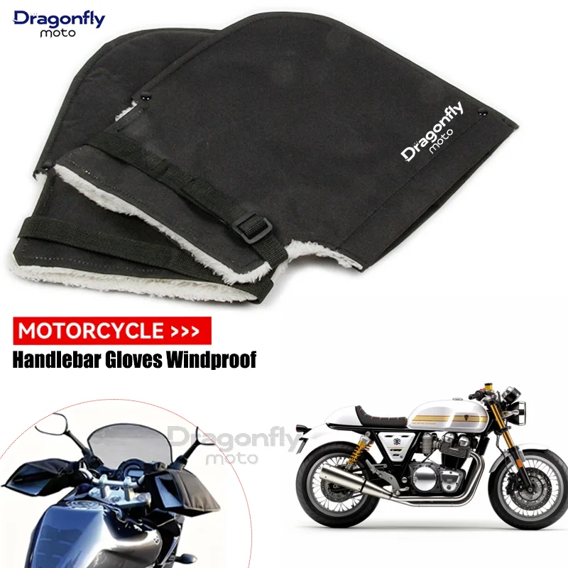 Для YAMAHA XJR1200 XJR1300 XJR 1200 1300 перчатки на руль мотоцикла ветрозащитные зимние теплые