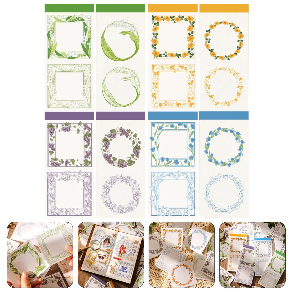 

Paper Scrapbook Decorative Diy Scrapbooking Stickers Journal Pad Supplies Memo Diary Making Aesthetic Backing Vintage Travel