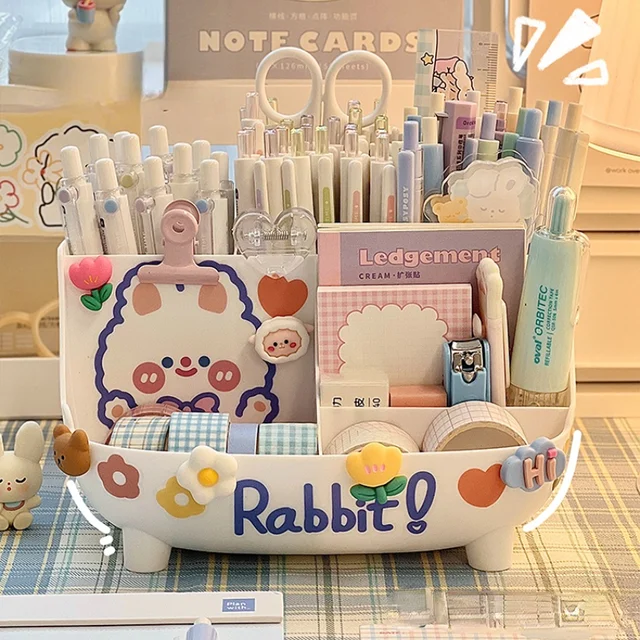 Kawaii Desktop Pen Holder & Desk Organizer