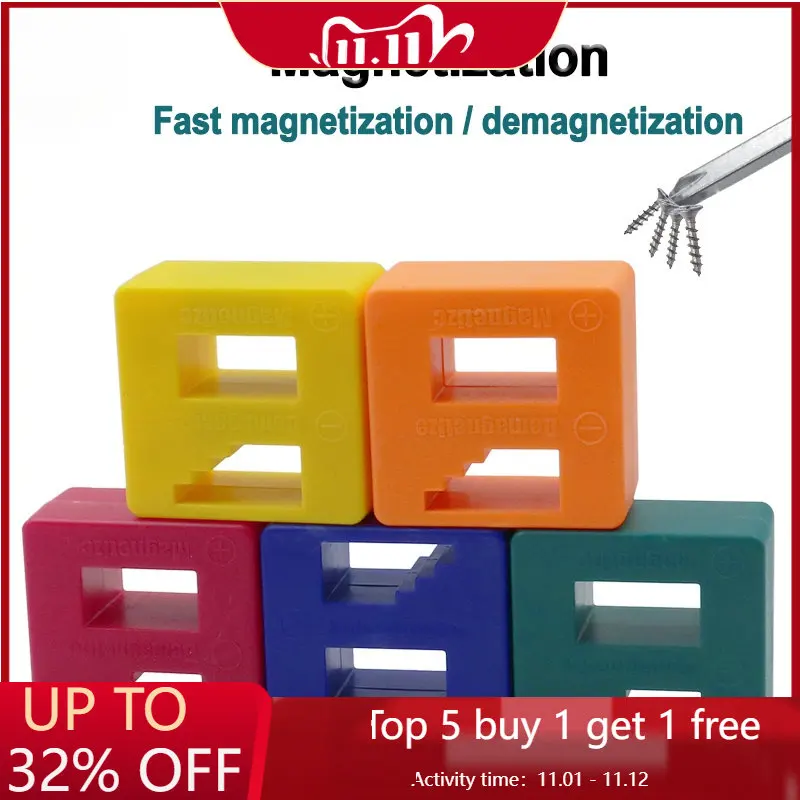 

2 in 1 magnetizing machine degaussing screwdriver fast and efficient professional magnetizing and degaussing screw hand tool