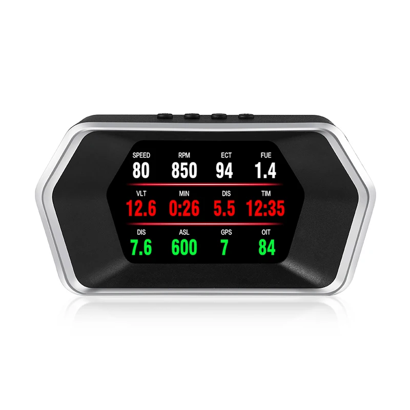 

Head-up Display Portable Car Monitor Universal Driving Computer With Suction Cup High-definition HUD Error Car Accessories
