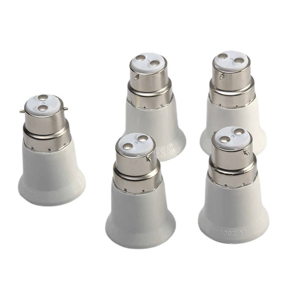 

Screw B22 To E27 Led Adapter Base Converter Socket Anti-burning Durable Lamp Holder Light Bulb