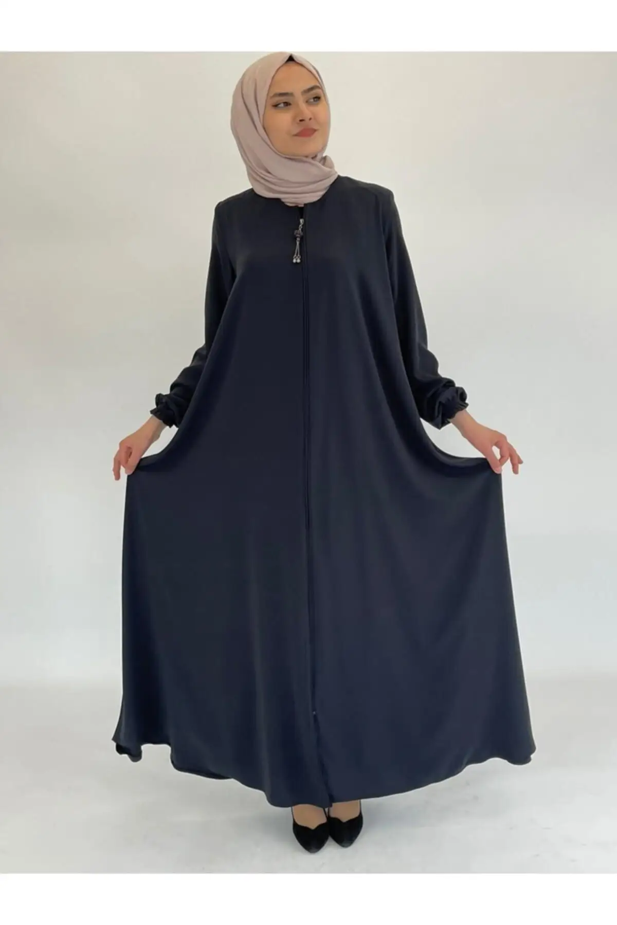 

Большая джинсовая серая шапочка Mevlana Ferace