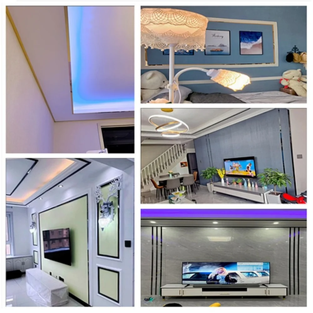 2 44 м Настенный декор наклейка из нержавеющей стали плоские декоративные линии ТВ