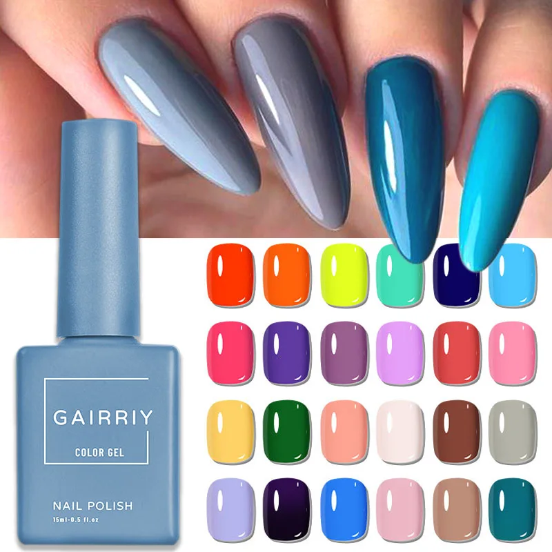 

15ml Gel Nail Polish 60 Colors Nail Gel Polish Professional Semi-Permanent Soak Off UV Gel Nail Paint Nail Art Salon Varnish