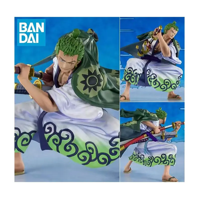 

Оригинальные фигурки BANDAI Arts ZERO Roronoa Zoro Zorojurou ONE PIECE в наличии аниме Коллекционные фигурки модели игрушки