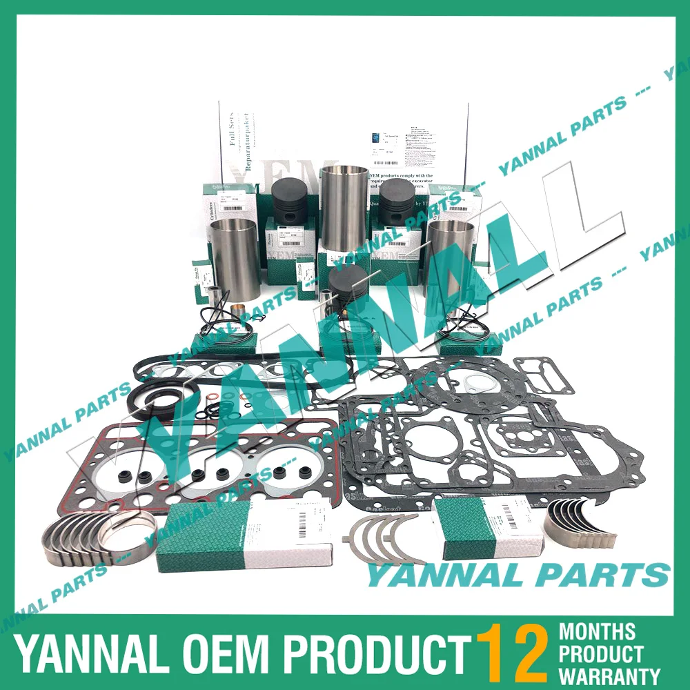 

Комплект для ремонта D1102 для двигателя Kubota L2050DT L235DT L2350 L235F