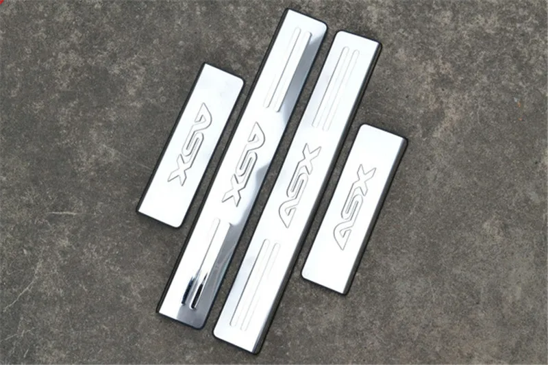 Stainless Steel Door Sill Scuff Plate For Mitsubishi ASX 2011-2018 Car accessories 1
