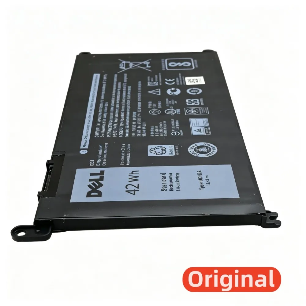 Оригинальная батарея для ноутбуков DELL WDXOR Vostro 14-5468, 15-5568, 5471, 5481, 5581, 3481, 3583, Latitude 3189, 3582, 3180, 3190, 42 Вт·ч, 11.4 В (art.: 3920da315796c) - 3920da315796c