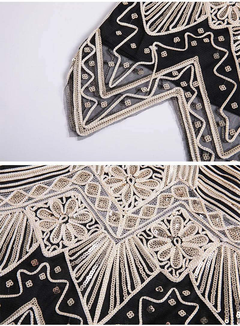 Новое платье 1920-х годов в стиле Великий Гэтсби вечернее с блестками сексуальные