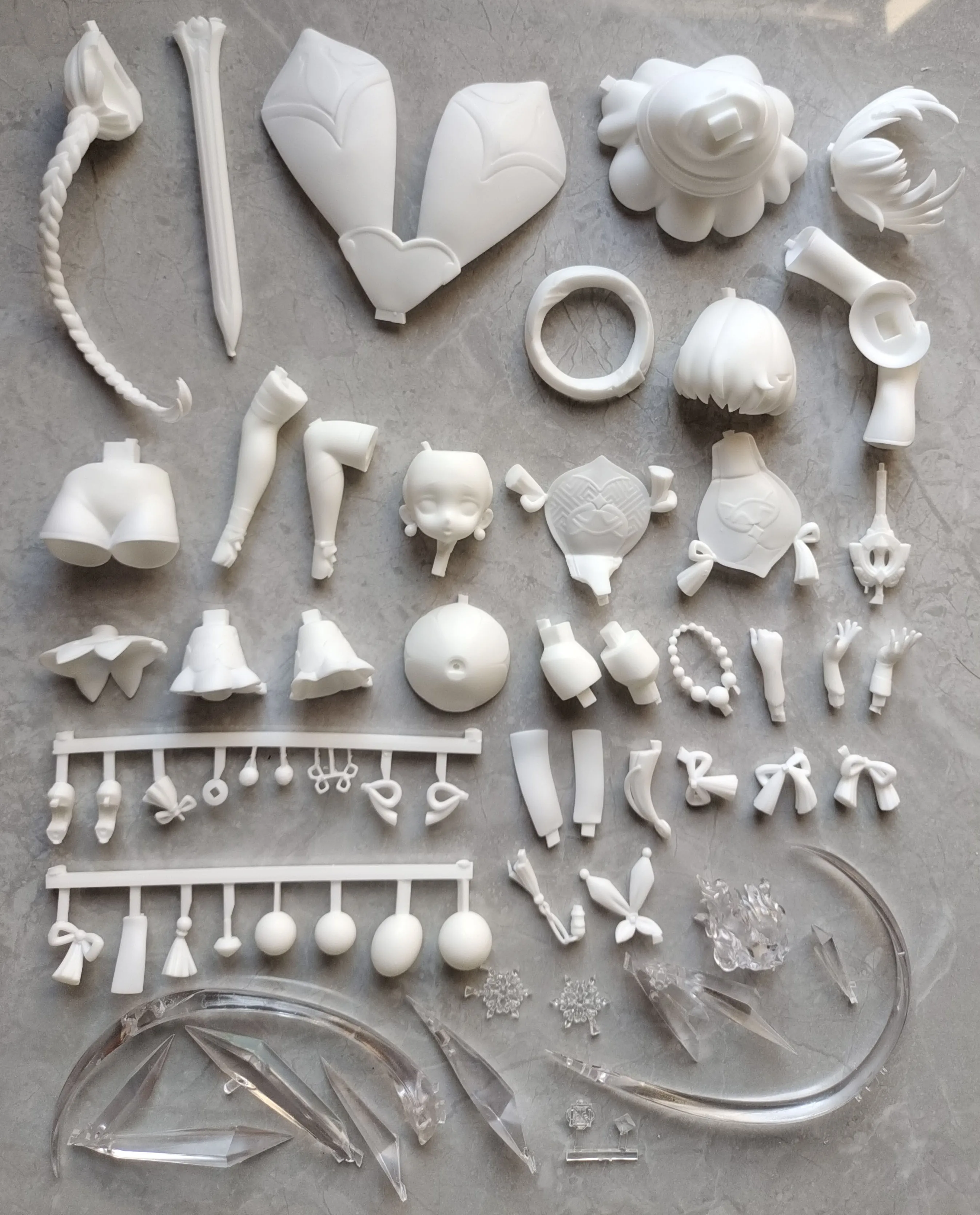 

Garage Kit hand-made resin white mold WF2022 Xia Yuan Shen Qiqi white mold