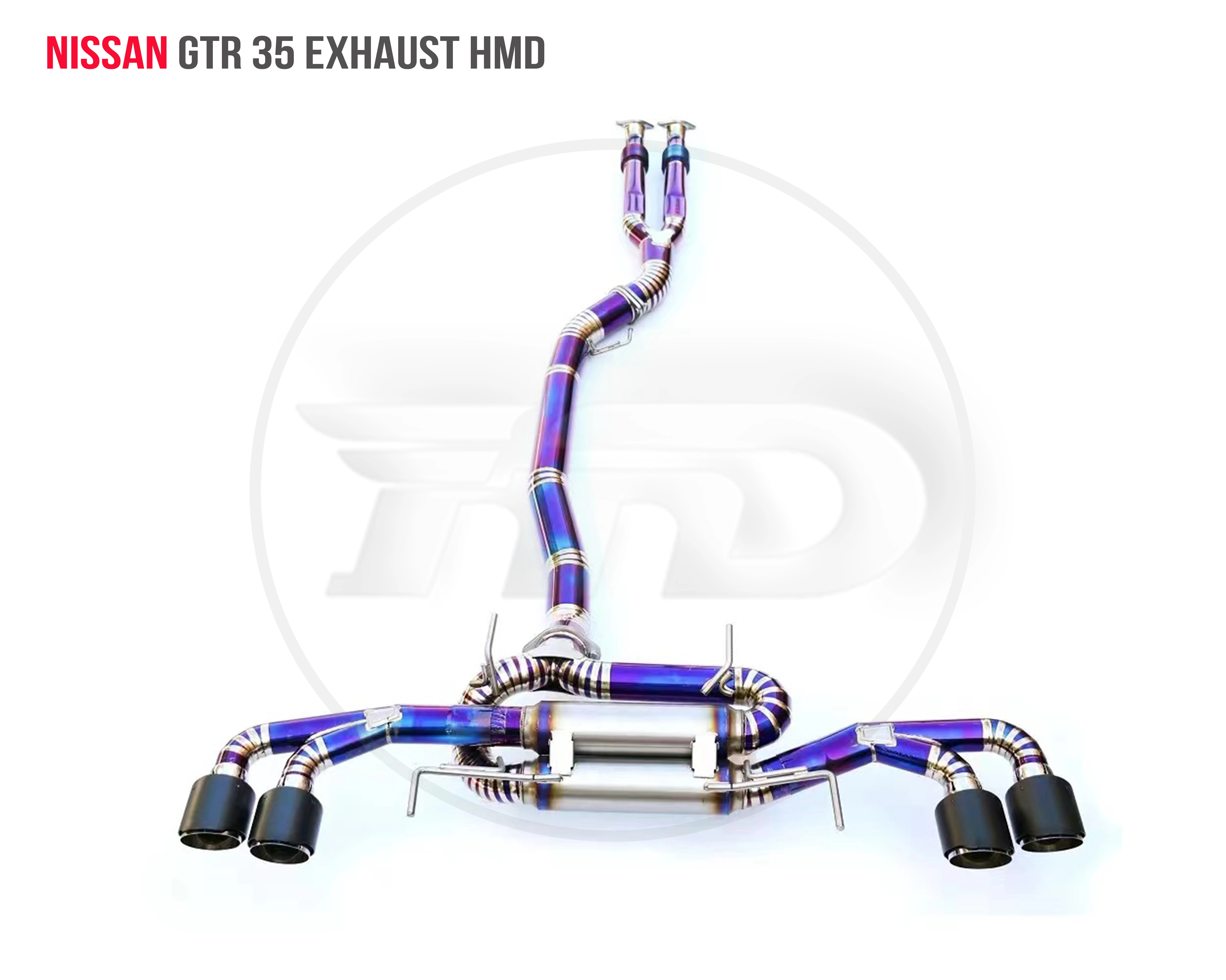 

HMD Titanium Alloy Exhaust Pipe Manifold Downpipe Is Suitable For NISSAN GTR35 Auto Modification Electronic Valve