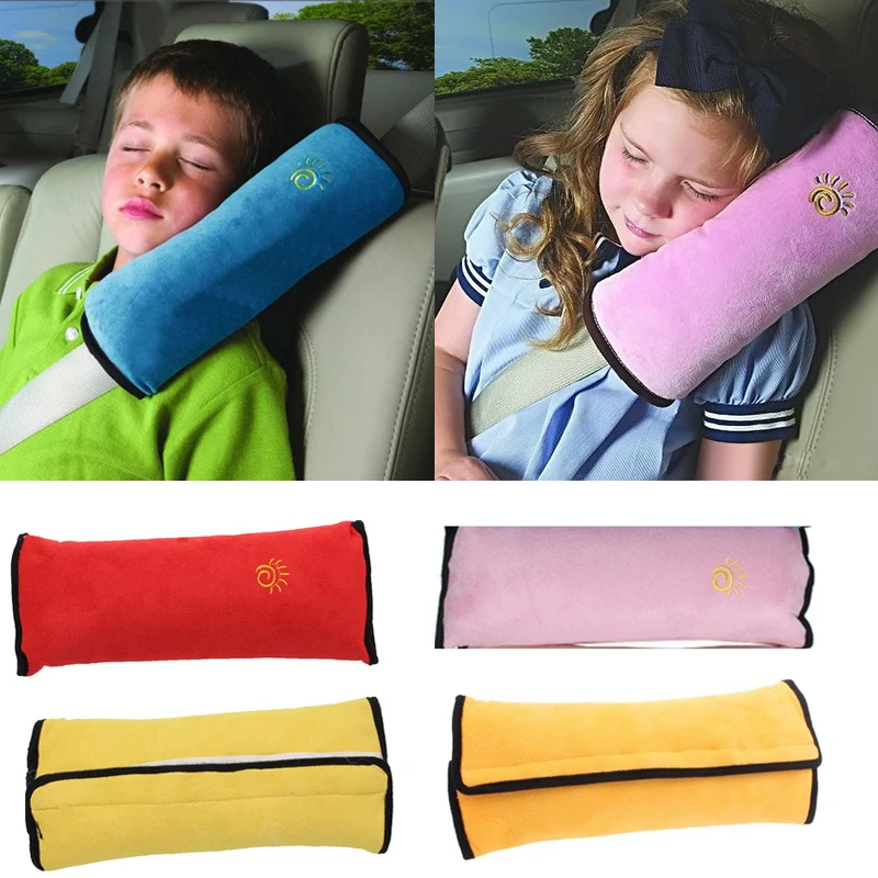 

Baby Pillow Car Safety Strap Belt Seat Sleep Positioner Protect Shoulder Pad Cushion For Kids Baby Playpens Adjust Vehicle Seat