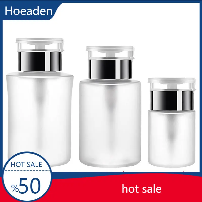 

150ML/180ML Nail Bottle Empty Press Pump Dispenser Plastic Polish Remover Bottle