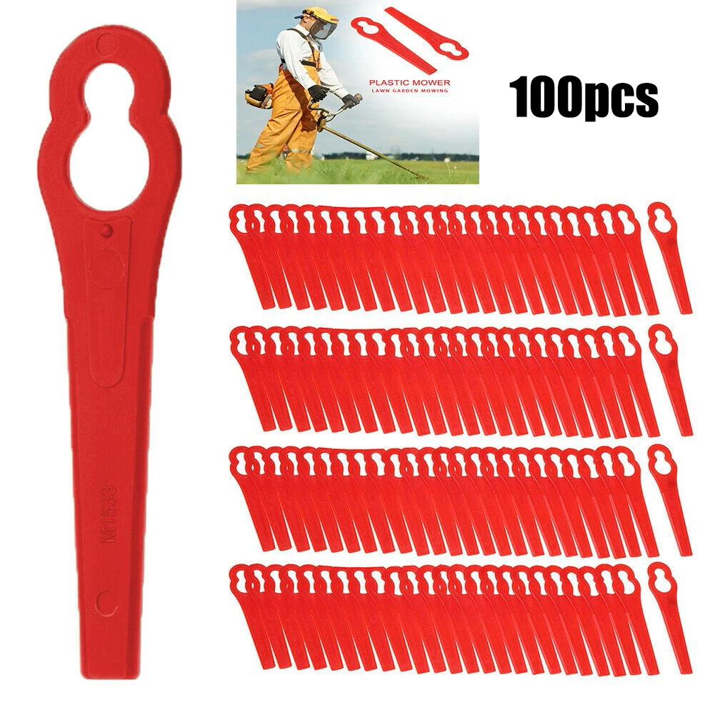 

Accessories Plastic Blades Cutter Replace For ALDI 100pcs 83mm Blades Set For Hofer GLART 18 Li Parts Plastic Replacement