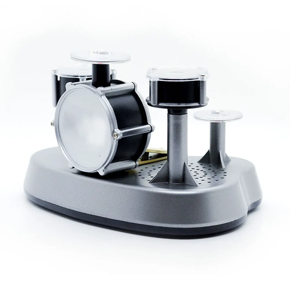 

Battery Powered Beginners Electronic Desktop Finger Touch Portable Gift For Kids Mini Drum Kit Fun Music Toy Learning