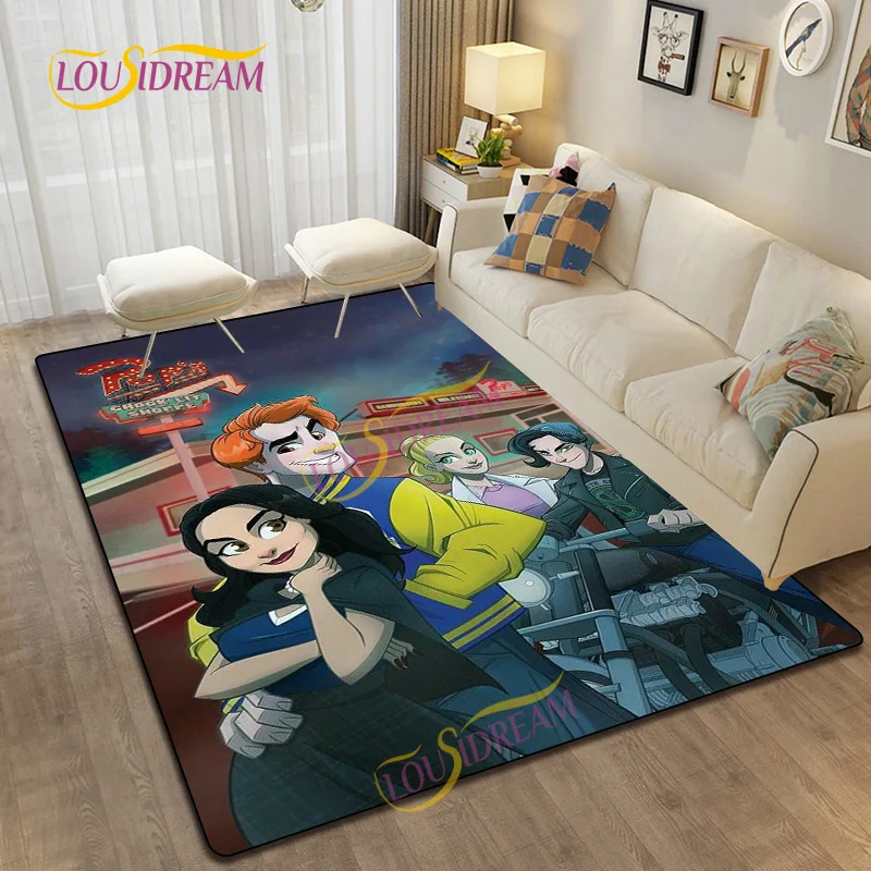 Мягкий фланелевый 3D ковер с ривердэйлом в стиле загадок мягкий для спальни