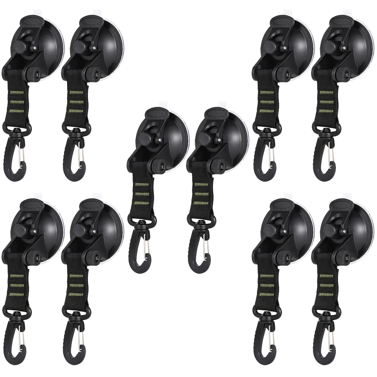 

10 pcs Bathroom Hook Multi-purpose Hook Window Suction Hanger Towel Hook