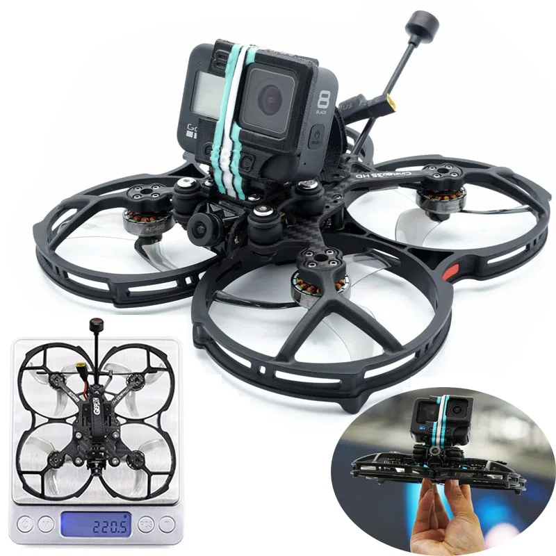 

GEPRC CineLog35 HD WITH Vista Runcam Link Wasp System 4S/6S Cinewhoop For RC FPV Quadcopter Freestyle Drone GEP CineLog 35