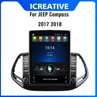 for jeep compass 2017 2018 car multimedia player 4g carplay 2 din 9 7 tesla screen gps navigator android autoradio stereo