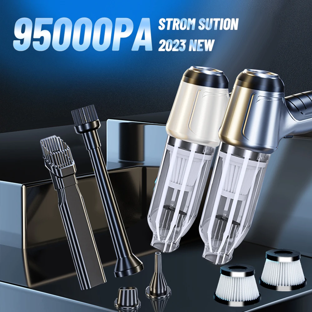 

Портативный автомобильный пылесос 2 в 1, 95000 Па