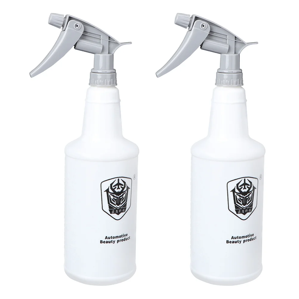 

2 Pcs Car Cleaning Spray Bottles Plastic Empty Bottles Leak Proof Mist Sprayers