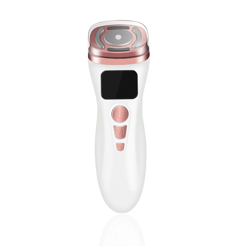 

New mini HIFU radio frequency ultrasonic machine EMS micro current facial beauty instrument firming skin care anti-wrinkle tool