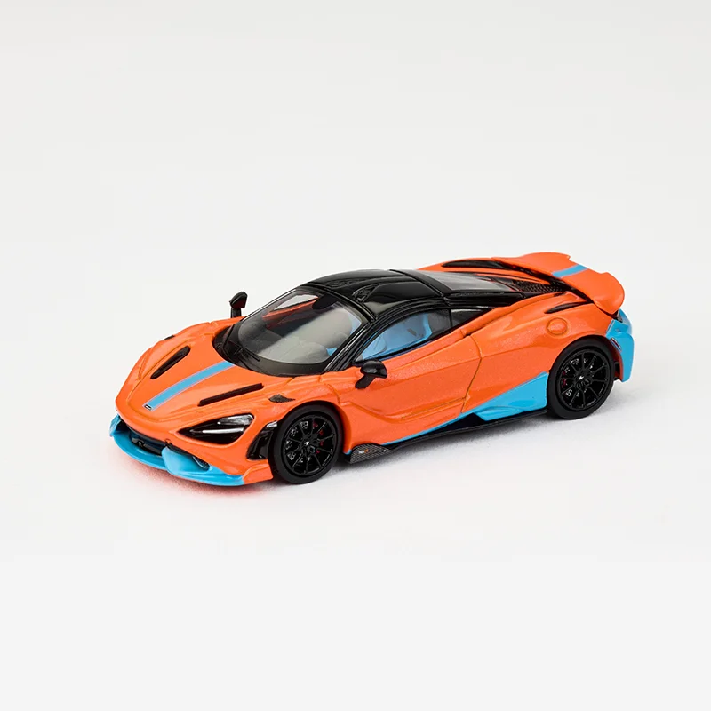 Литая под давлением масштаб 1/64 MASSDI McLare 765LT модель из сплава железная основа