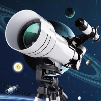 15X-150X Telescope Astronomic for Kids 70 mm Aperture Refractor SpaceTelescopes for Astronomy Beginners with Phone Adapter