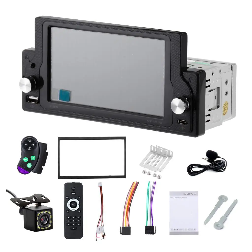 Универсальный автомобильный MP5-плеер вилка европейского стандарта функция