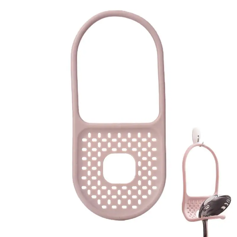 

Dish Soap Organizer Portable Sink Sponge Holder Draining Rack For Cleaning Scrub Tool Space Saving Kitchen Home Hanging Bendable