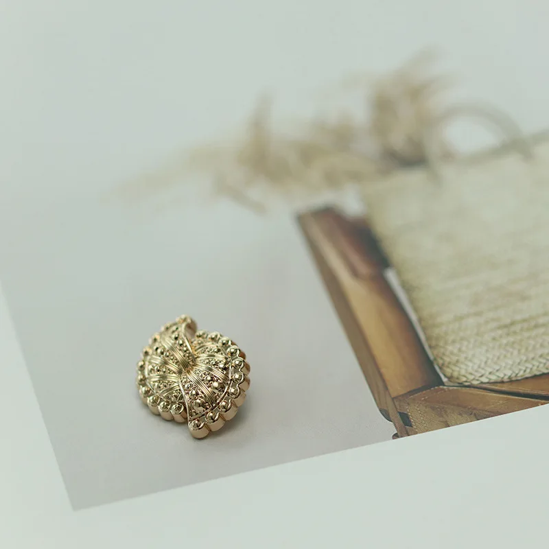 10 шт. твидовые металлические пуговицы для одежды |