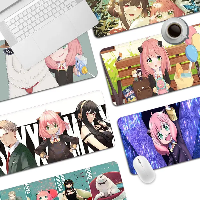 

Spy X Family Non-slip Lockedge Speed Version Game Computer Keyboard Office Table Mat Gaming Mouse Pad Desktop Mat