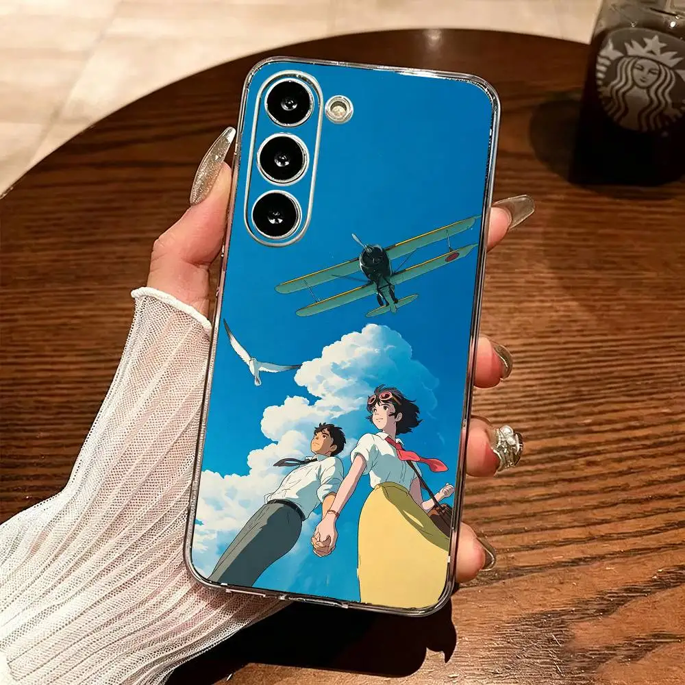 Фото Чехол для телефона Amine The Wind Rises, прозрачный силиконовый мягкий чехол для Samsung A10,12,20,21S,30,31,40,50,51,52,70,71 №5