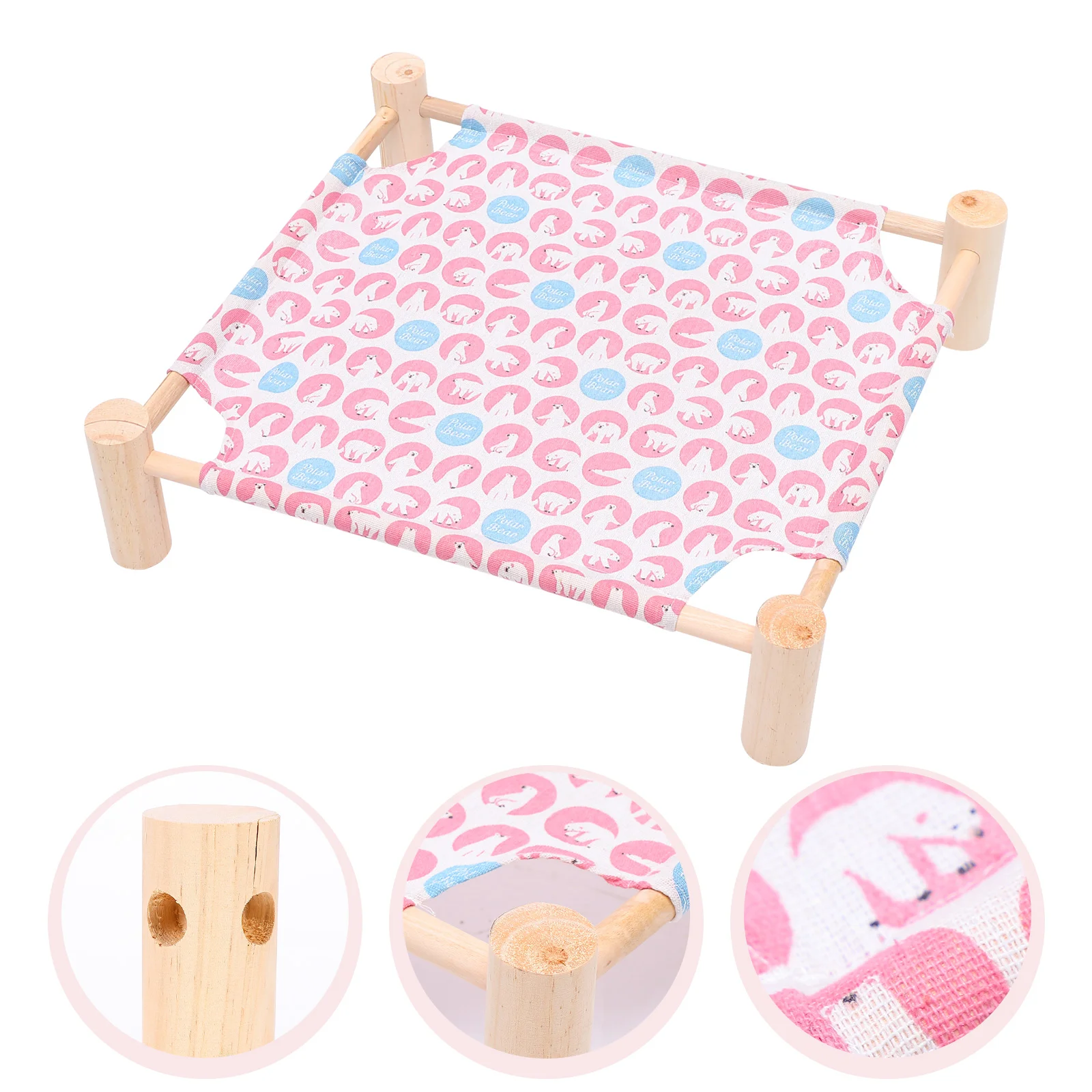 

Pet Hammock Bed Cat Cot Dog Elevated Portable Beds Kitten Small Sleeping Swing Chair Hanging Furniture Sofa Covered Cots Lifted