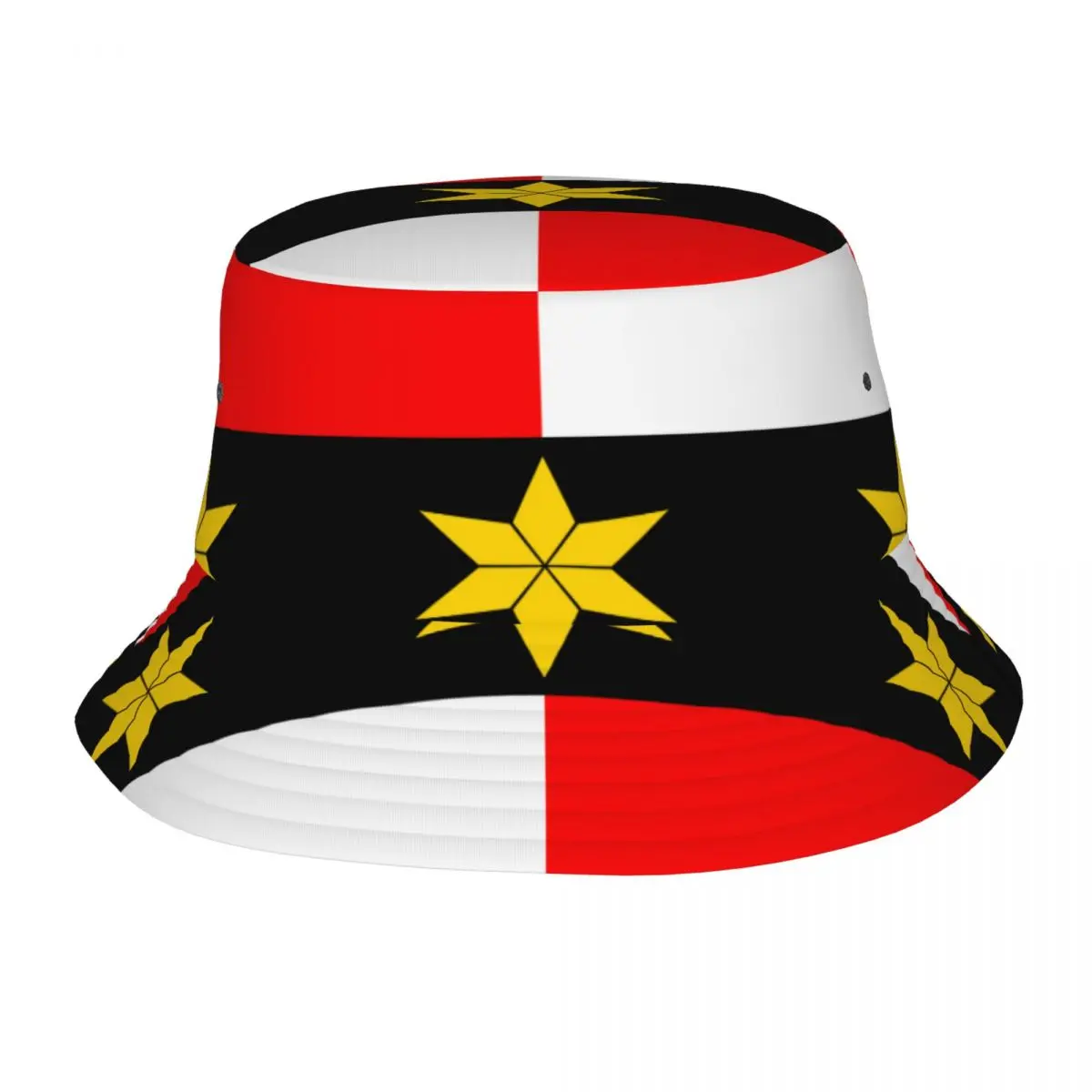 

Brodek U Prostejova CZ Flag Unisex Casual Sun Hat Bucket Hat for Men Women Bob Hip Hop Caps Summer Fisherman Hat Panama