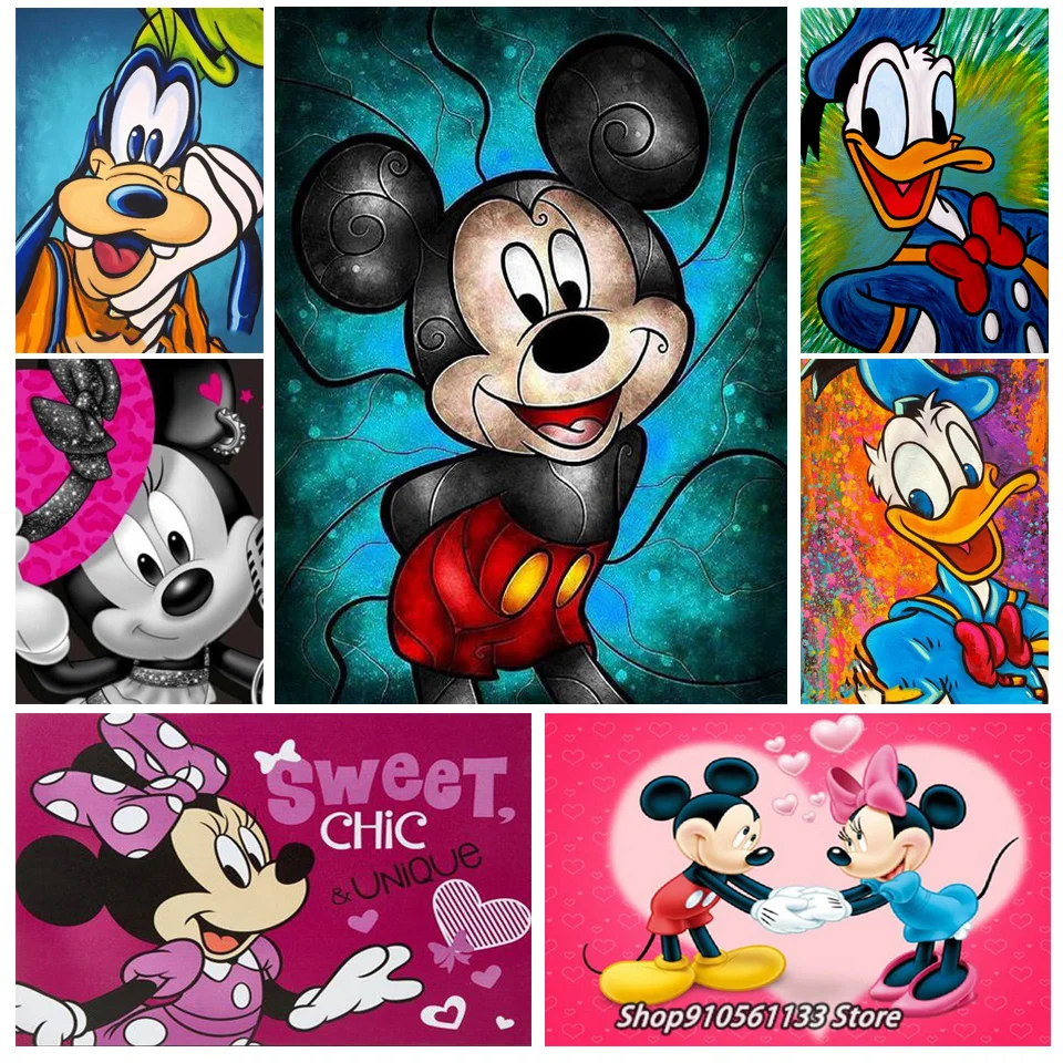

Алмазная живопись Disney 5d Микки Маус принцесса Мультяшные персонажи Сделай Сам Алмазная аниме мозаика для детей Новогодний подарок DSN020