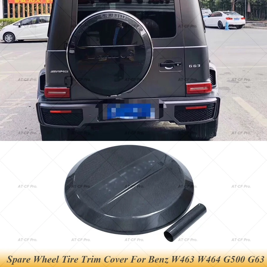 

W463 W464 Real Carbon Fiber Car Body Kits Spare Parts Wheel Tire Trim Cover For Benz G-Class W463 W464 G500 G63 Bra-bus Style